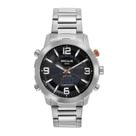 Relógio Masculino Anadigi Aço Esportivo Seculus 77216G0SVNA1 Relógio Masculino Anadigi Aço Esportivo Seculus 77216G0SVNA1
