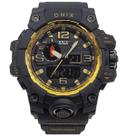 Relógio Masculino AnaDigi Onix OX117 Resistente à água 5 ATM Preto e Dourado Caixa em Resina Preto Pulseira de Borracha Visor Acrílico Redondo Fivela Relógio Masculino AnaDigi Onix OX117 Resistente à água 5 ATM Preto e Dourado Caixa em Resina Preto Pulseira de Borracha Visor Acrílico Redondo Fivela