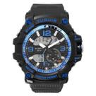 Relógio Masculino AnaDigi Tuguir TG253 Resistente à água 5 ATM Caixa em Resina Preto Pulseira de Plástico Visor Acrílico Redondo Fivela Bateria Relógio Masculino AnaDigi Tuguir TG253 Resistente à água 5 ATM Caixa em Resina Preto Pulseira de Plástico Visor Acrílico Redondo Fivela Bateria