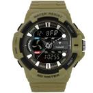 Relógio Masculino AnaDigi Tuguir TG3J8009 Resistente à água 5 ATM Caixa em Resina Verde Pulseira de Plástico Visor Acrílico Redondo Fivela Bateria Relógio Masculino AnaDigi Tuguir TG3J8009 Resistente à água 5 ATM Caixa em Resina Verde Pulseira de Plástico Visor Acrílico Redondo Fivela Bateria