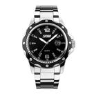 Relógio Masculino Analógico Skmei 0992 Resistente à água 3 ATM Caixa em Metal Prata Pulseira de Aço Visor Cristal Mineral Redondo Dobrável com Botão Relógio Masculino Analógico Skmei 0992 Resistente à água 3 ATM Caixa em Metal Prata Pulseira de Aço Visor Cristal Mineral Redondo Dobrável com Botão