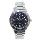 Relógio Masculino Analógico Tuguir TG223-3C Resistente à água 5 ATM Preto Caixa em Metal Prata Pulseira de Aço Visor Cristal Mineral Redondo Dobrável Relógio Masculino Analógico Tuguir TG223-3C Resistente à água 5 ATM Preto Caixa em Metal Prata Pulseira de Aço Visor Cristal Mineral Redondo Dobrável