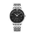Relógio Masculino Automático Ultra Fino De 42mm, Luminosa, À Prova d'Água, Em Aço Inoxidável, Com Relógio Masculino Automático Ultra Fino De 42mm, Luminosa, À Prova d'Água, Em Aço Inoxidável, Com
