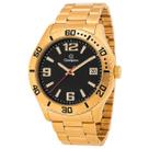 Relógio Masculino Champion Dourado Aço Inox Analógico Original Resistente à Água RCHCA31202U
