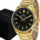 Relógio Masculino Champion Dourado Analógico Original Luxo