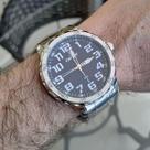 Relógio masculino Condor prata fundo azul militar CO2035NRU4A