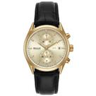 Relógio Masculino Cronógrafo Couro Dourado 77307GPSVDC2 - Seculus