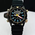 Relógio Masculino CTZ Aqualand Esportivo 100 Metros À Prova DÁgua Analógico Digital com Pulseira de Silicone