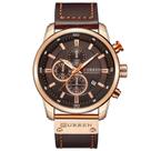 Relógio Masculino Curren 8291 Couro Marrom Militar Relógio Masculino Curren 8291 Couro Marrom Militar