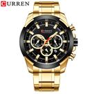 Relógio Masculino Curren 8361 Technos Preto E Marrom