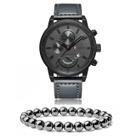 Relógio Masculino Curren Militar Pulseira Hematita Relógio Masculino Curren Militar Pulseira Hematita