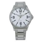 Relógio Masculino de Aço Tuguir Analógico Infinity TGI37235 Prata e Branco Relógio Masculino de Aço Tuguir Analógico Infinity TGI37235 Prata e Branco