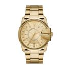 Relógio masculino Diesel Master Chief Gold em aço inoxidável 45 mm DZ1952