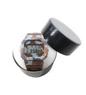 Relógio Masculino Digital À Prova De Água 3 ATM Luz Metal Borracha Laranja Camuflado com caixa.