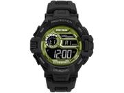 Relógio Masculino Digital de Pulso com Pulseira de Silicone à Prova D Água Resistente Esportivo Surf Shock Preto e Verde Mormaii