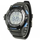 Relógio Masculino Digital Onix IT-383 (0153) Resistente à água 5 ATM Branco Caixa em Metal Preto Pulseira de Plástico Visor Acrílico Redondo Fivela Relógio Masculino Digital Onix IT-383 (0153) Resistente à água 5 ATM Branco Caixa em Metal Preto Pulseira de Plástico Visor Acrílico Redondo Fivela