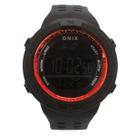Relógio Masculino Digital Onix IT-396H0183 Resistente à água 5 ATM Preto Caixa em Resina Pulseira de Plástico Visor Acrílico Redondo Fivela Bateria