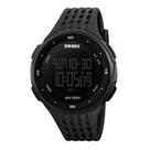 Relógio Masculino Digital Skmei 1219 Resistente à água 5 ATM Caixa em Resina Preto Pulseira de Plástico Visor Acrílico Redondo Fivela Bateria