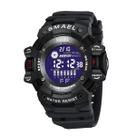 Relógio Masculino Digital Smael 8050 Resistente à água 5 ATM Caixa em Resina Preto Pulseira de Borracha Visor Acrílico Redondo Fivela Bateria Relógio Masculino Digital Smael 8050 Resistente à água 5 ATM Caixa em Resina Preto Pulseira de Borracha Visor Acrílico Redondo Fivela Bateria