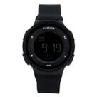 Relógio Masculino Digital Tuguir TG30342 Acrílico Preto Fivela Bateria Redondo Plástico 5 ATM Silicone Resistente Agua