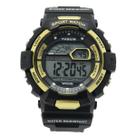 Relógio Masculino Digital Tuguir TG30452 Resistente à água 5 ATM Preto Caixa em Resina Pulseira de Plástico Visor Acrílico Redondo Fivela Bateria