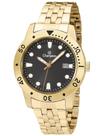 Relógio Masculino Dourado Ouro 18K Champion Original + NF