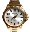 Relogio masculino dourado seculus 20900gpsvda1