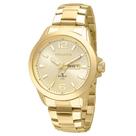 Relógio masculino dourado technos original Golf 2105au/4x