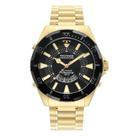 Relógio masculino dourado Technos Skydiver original wt205ga/1p