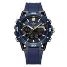 Relógio masculino Dual display Esportivo Resistente à água 5atm - Azul Relógio masculino Dual display Esportivo Resistente à água 5atm - Azul