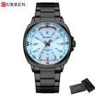 Relógio Masculino Esportivo Curren 8455 Aço Inox Analógico