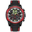 Relógio Masculino Esportivo de Quartzo com Pulseira de Silicone Data Automática