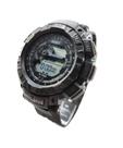 Relógio Masculino Esportivo Digital À Prova De Água 3 ATM Luz Metal Borracha Preto com Branco Quartz Cores Modelo Rocket R-7593 com caixa