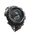 Relógio Masculino Esportivo Digital À Prova De Água 3 ATM Luz Metal Borracha Preto com cinza Quartz Cores Modelo Rocket R-7593 com caixa