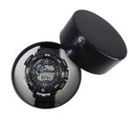 Relógio Masculino Esportivo Digital À Prova De Água 3 ATM Luz Metal Borracha Preto com Vermelho Quartz Cores Modelo Rocket R-7593 com caixa