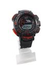 Relógio Masculino Esportivo Digital À Prova De Água 3 ATM Luz Metal Borracha Vermelha Quartz Cores Modelo Rocket R-7593 com caixa