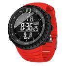Relógio Masculino Esportivo Digital PALADA à Prova d'Água com LED Vermelho