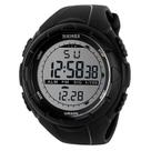 Relógio masculino esportivo skmei 1025 digital preto multifunção a prova de agua militar discreto