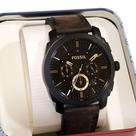 Relógio Masculino Fossil Analóigo Social Couro Marrom FFS4656/Z Relógio Masculino Fossil Analóigo Social Couro Marrom FFS4656/Z