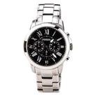 Relógio Masculino Fóssil Grant FS4736/1PN Prata