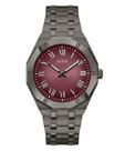 Relógio Masculino GUESS - Pulseira Gunmetal, Caixa 42mm, Mostrador Vermelho Relógio Masculino GUESS - Pulseira Gunmetal, Caixa 42mm, Mostrador Vermelho