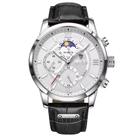 Relógio Masculino LIGE 8932 Casual Pulseira em Couro