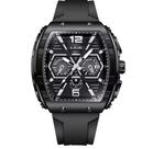 Relógio Masculino Lige Select Bla Pulseira Silicone
