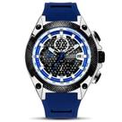 Relógio Masculino Luminoso Esportivo Megir Correia de Silicone Cronógrafo Relógio de Quartzo A Prova Dágua