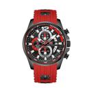 Relógio Masculino Moderno Casual De Quartzo Luminoso À Prova d'Água Com Pulseira De Silicone Design