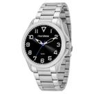 Relógio Masculino Mondaine Prata Aço Mostrador Preto Original Resistente à Água 32605G0MVNE2 Relógio Masculino Mondaine Prata Aço Mostrador Preto Original Resistente à Água 32605G0MVNE2