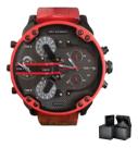 Relogio Masculino Mr.daddy 2.0 Dz7370 Aço Inox Vermelho 55mm Relogio Masculino Mr.daddy 2.0 Dz7370 Aço Inox Vermelho 55mm