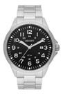 Relógio Masculino Orient Analógico Prata Mostrador Preto MBSS1380 P2SX