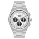 Relógio Masculino Orient Solartech Cronógrafo Panda MBSSC274 S1SX Branco e Preto Relógio Masculino Orient Solartech Cronógrafo Panda MBSSC274 S1SX Branco e Preto