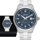 Relógio Masculino Orient Solartech Prata Analógico Garantia